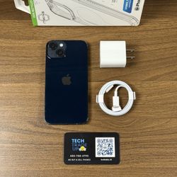 iPhone 14 128Gb Black 🖤 For T-mobile /Metro PCS Free $40 Case /charger! 