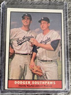 Dodgers Southpaw (1961) Baseball Card