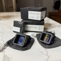 Cinematic Lens Set – Gold & Blue Flares for iPhone, Pixel, Galaxy