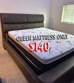 New Queen mattress only $140