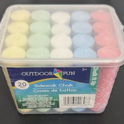 NEW SEALED Sidewalk Chalk 20ct Just $5