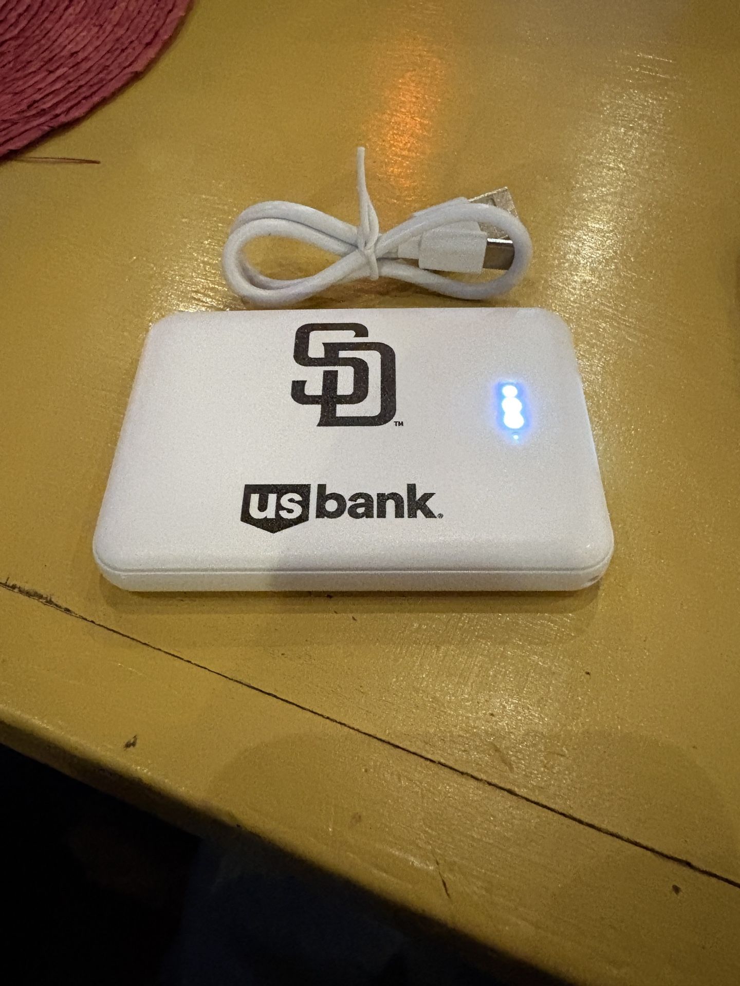 San Diego Padres Baseball Power Bank Charger USB C Phone Tablet 2025