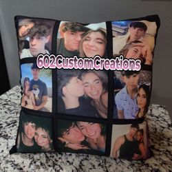 Personalized Pillow - Christmas Gift For Wife Mom Daughter Grandma Nana Grandkids Baby Wedding Gift Engagement Anniversary Custom Pillows 