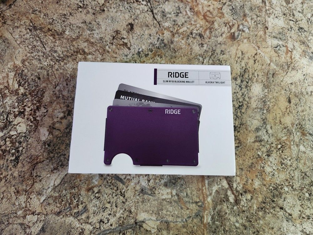 Ridge Wallet Alaska Twilight