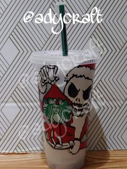 Jack Skellington Starbucks Cup