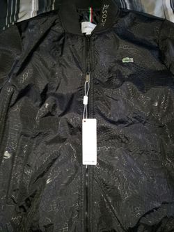 Lacoste Black Jacket Medium Jacket 