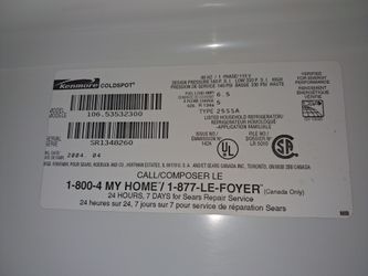 Old big kenmore fridge