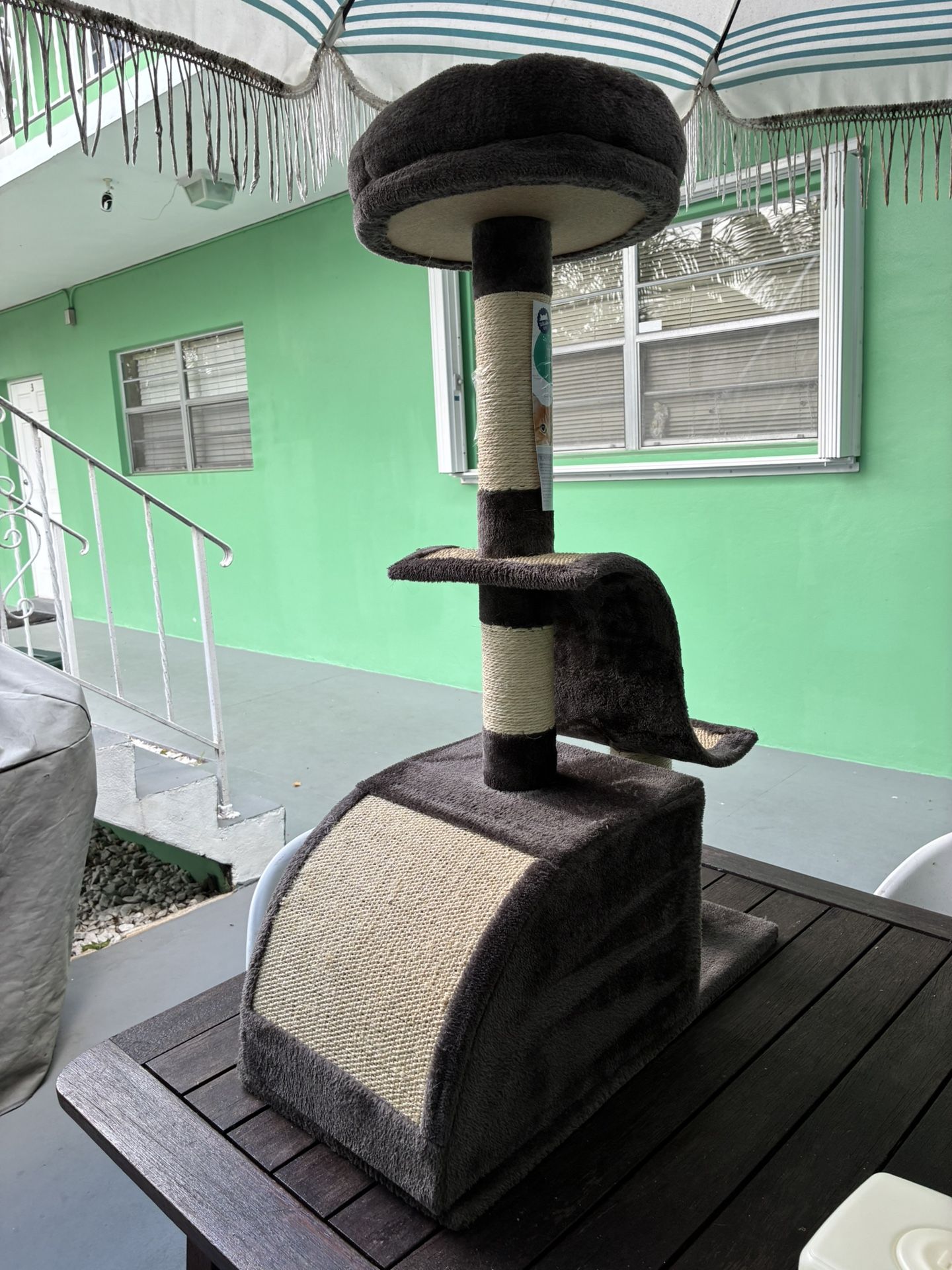 Cat Tree Fun Wave 24"Lx12"Dx37.4"H