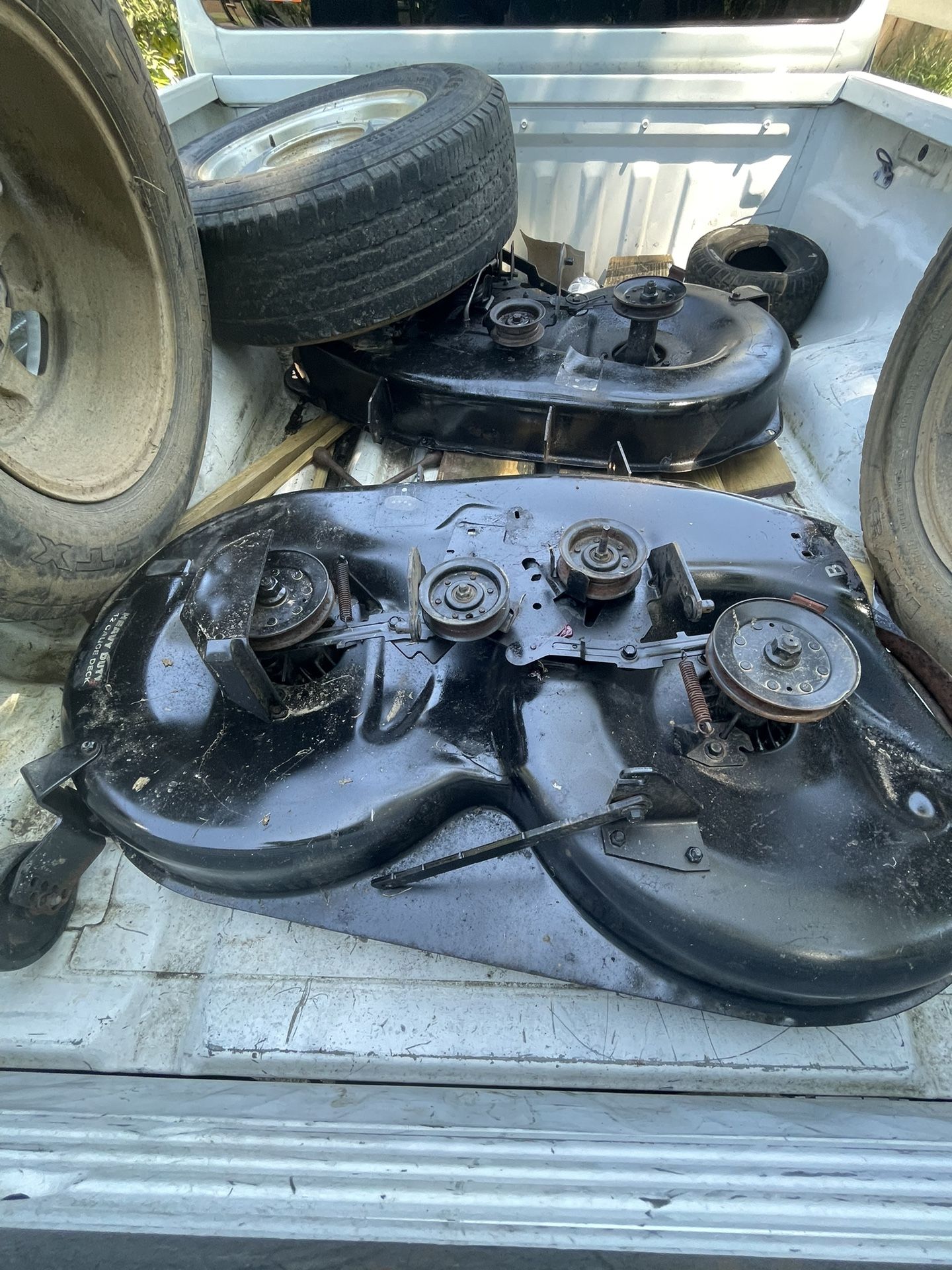 Craftsman Mower Decks 42 Inch Cut For $40 For Both
