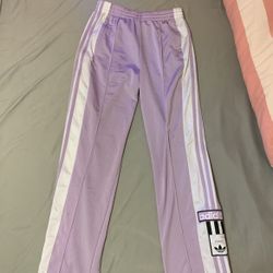 Lavender Adidas Sweat Pants