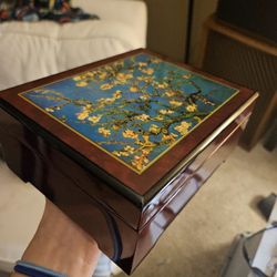 Van Gogh Almond Blossom Musical Jewelry Box Box Art By Van Gogh 