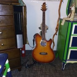 IBANEZ ELECTRIC ACCUSTIC GUITAR