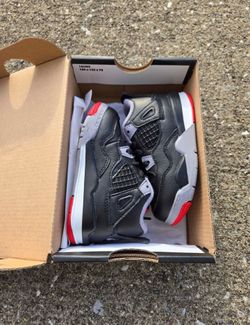 New. Jordan 4 Bred. Size: 4c and 6c (Pick Up Only)