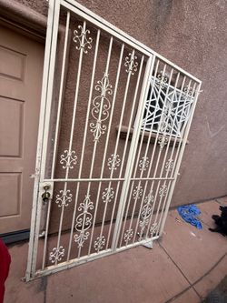 Front and back security metal doors
