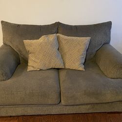 Dark Grey Sofa & Loveseat