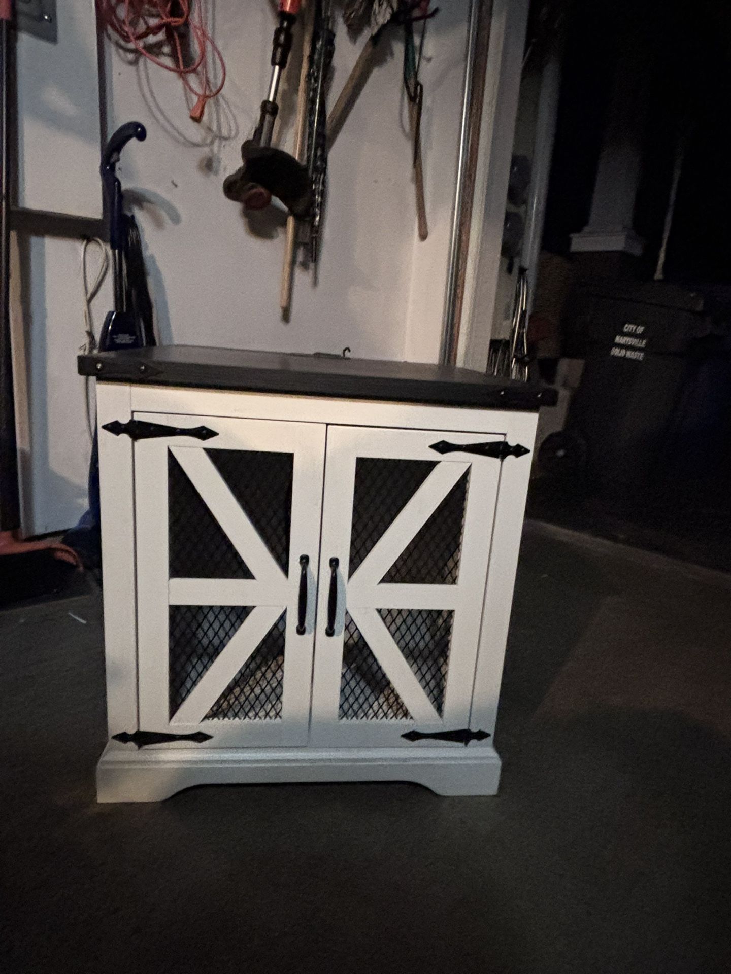 Big Farmhouse Style Electric End Table!