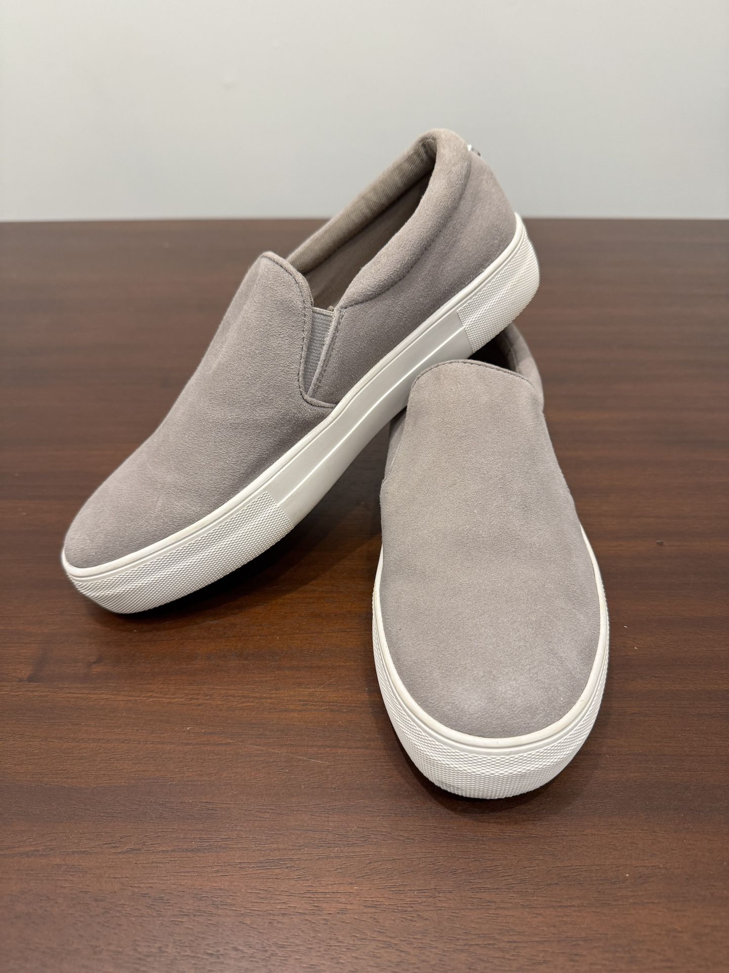 Steve Madden Slip-on Shoes Gray Suede Women's 8