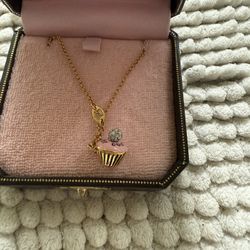 Vintage Juicy Couture Cup Cake Necklace 