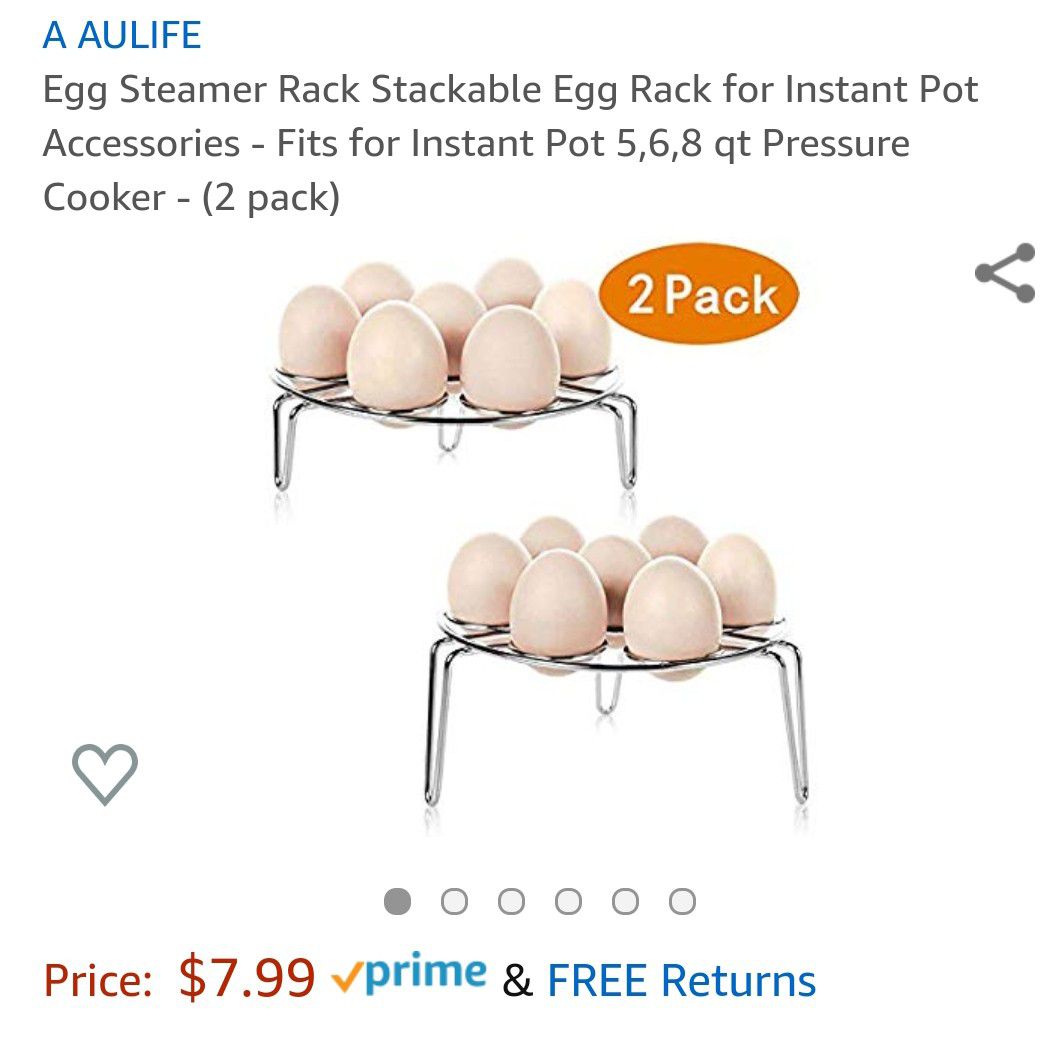Egg steamer rack for instapot