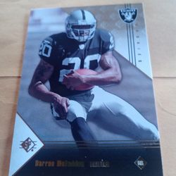 DARRIN MCFADDEN ROOKIE CARD