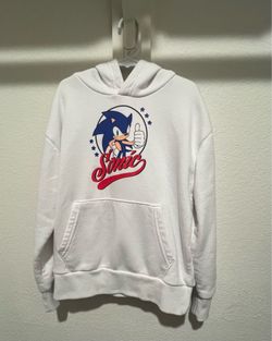 Boys Sonic White Hoodie