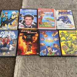 3-5$ Each DVDs 