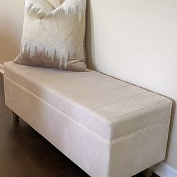Ottoman with Storage Space. 