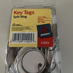 Avery Key Tags, Box of 50