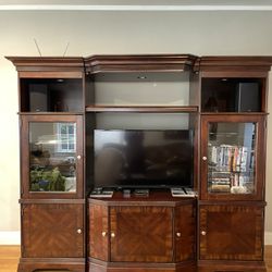 Wood Entertainment Wall System 