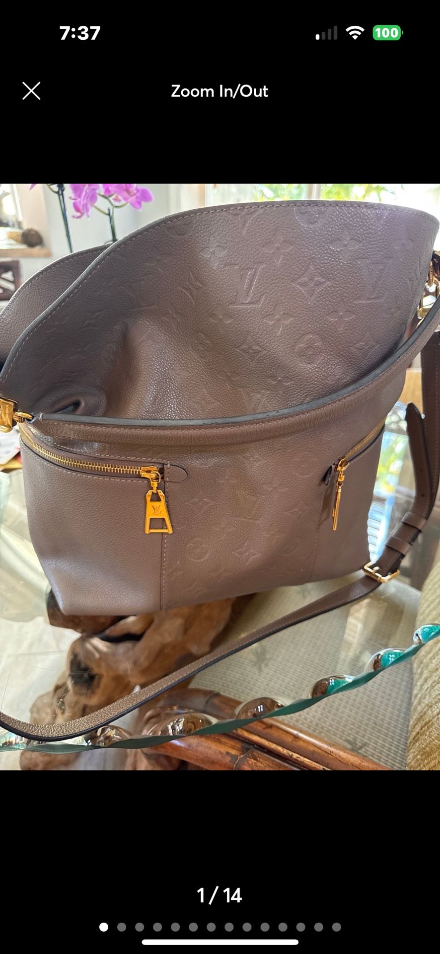 Louis Vuitton Melie in Dove