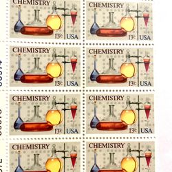 USPS Chemistry Stamp Sheet