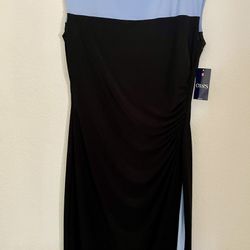 Black/blue Combo Dress New