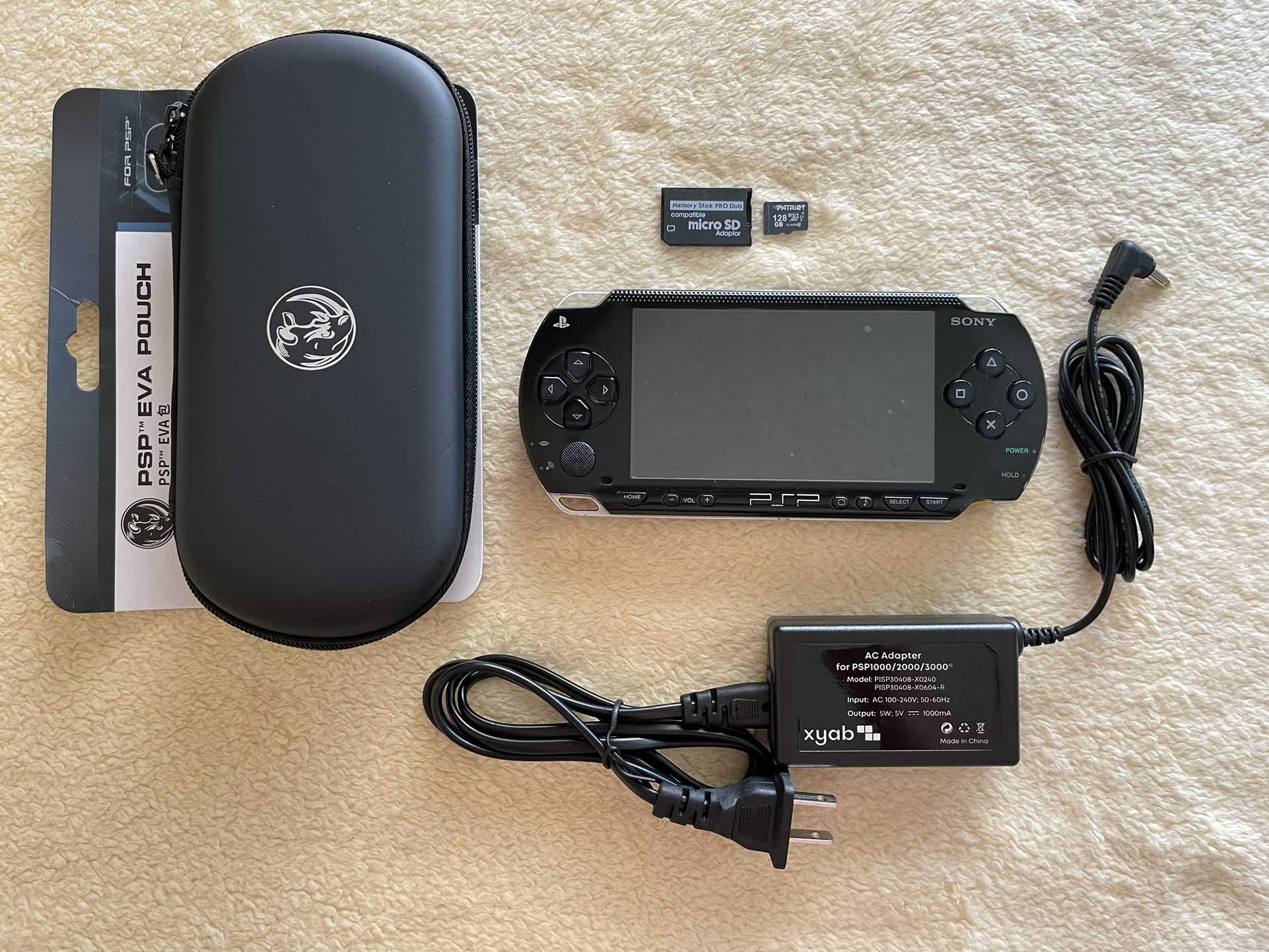 Sony PlayStation  Portable Psp 1000 Blackw/ 7000+  Games Saved