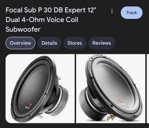 Focal Subwoofer 12” P30DB