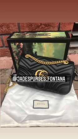 Leather Metal Crossbody Purse 