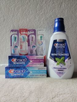 Crest 3DWhite - Oral-B - Colgate Bundle • $20