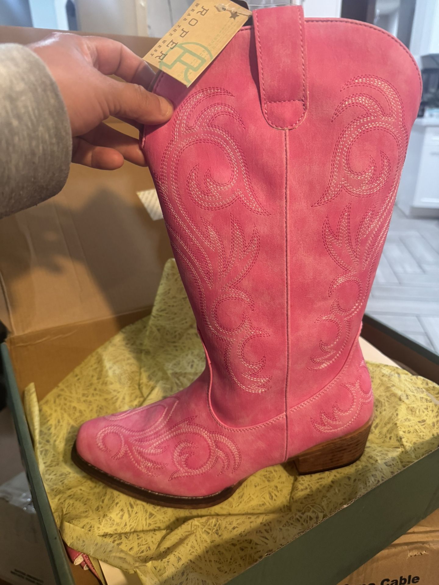 Pink Boots Brand New 