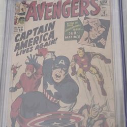 Avengers #4 Comic CGC  OBO