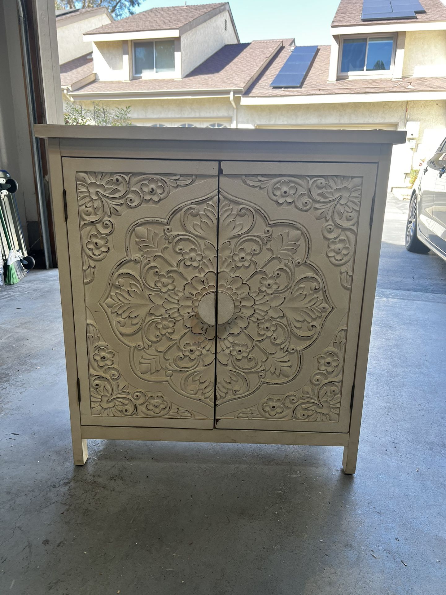 White Cabinet  With Doors