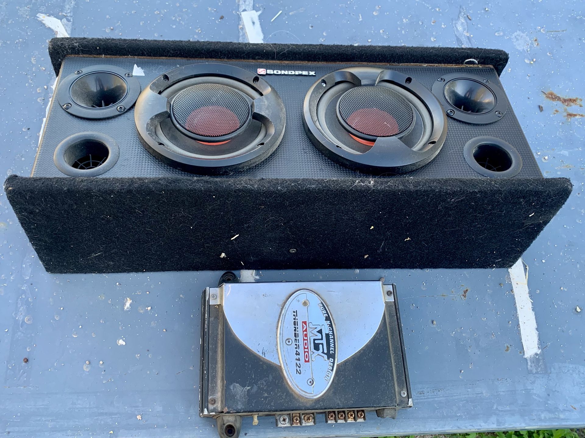 Speakers + Amp Combo