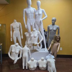 Mixed Lot of Retail Display Mannequins