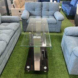 Modern Glass Coffee Table / Mesa de centro de cristal moderna