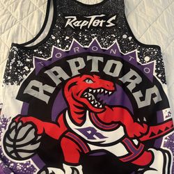 Mitchell And Ness Toronto Raptor’s Basketball Jersey Men’s Large Pre Owned