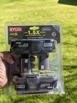 Ryobi Batteries - New