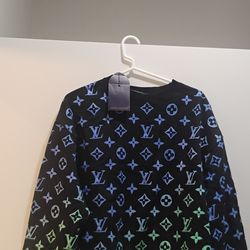 LV BLUE MONOGRAM SWEATER