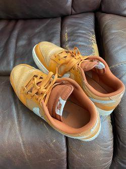 Size 10 men shoes orange