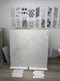 Large White Marble 48x48