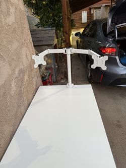 Vivo White Dual Monitor