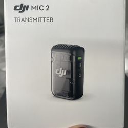 New In box Dji Mic 2 Transmitter (shadow Blk) 