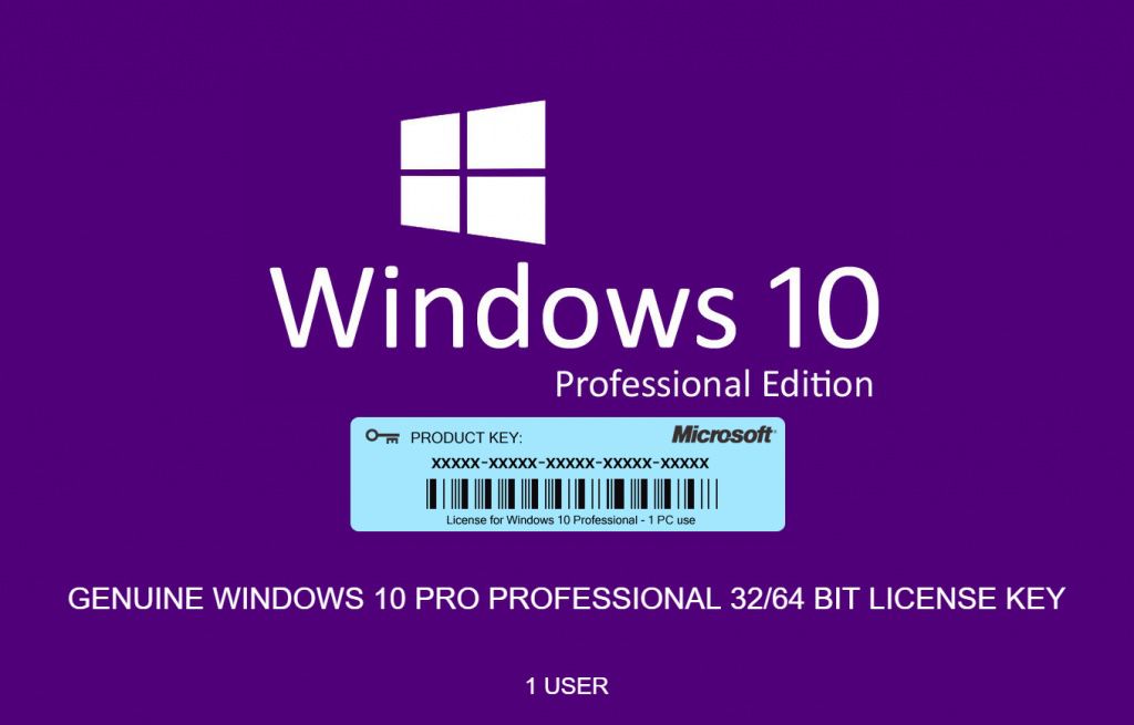 Windows 10 PRO License Key.
